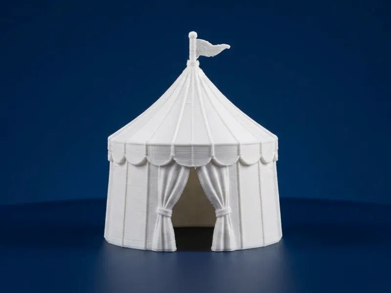 Miniature Circus Tent Model