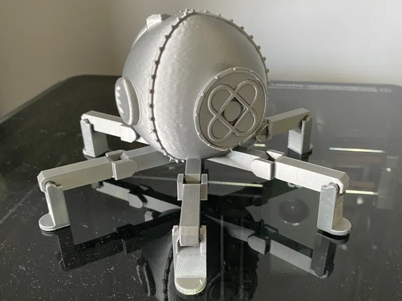 Brass Strider Steampunk walking machine