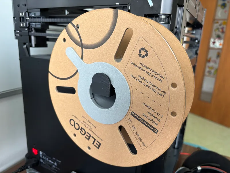 P1P spool holder for Elegoo cardboard adapter