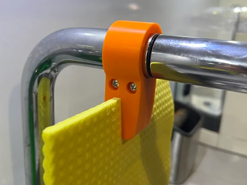 Ball-Grip Dish Cloth Clip 