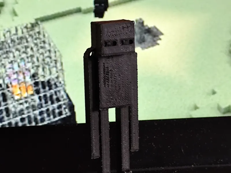 Minecraft Enderman Keychain Easy print
