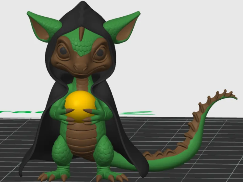 Kobold with gold orb