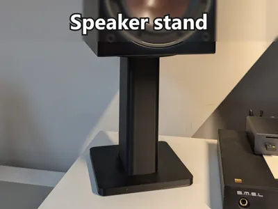 Bookshelf speaker stand