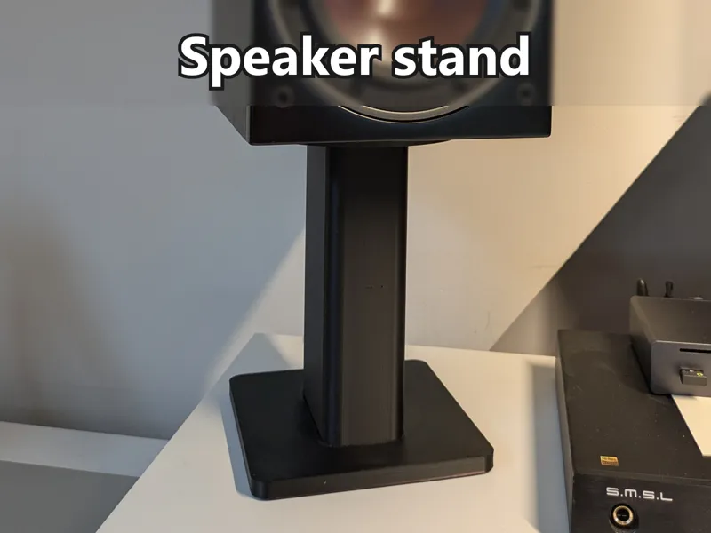Bookshelf speaker stand