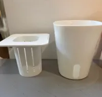 2 inch net pot insert for Amazon Self Watering Pot