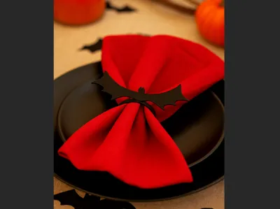 Halloween Bat Napkin Ring