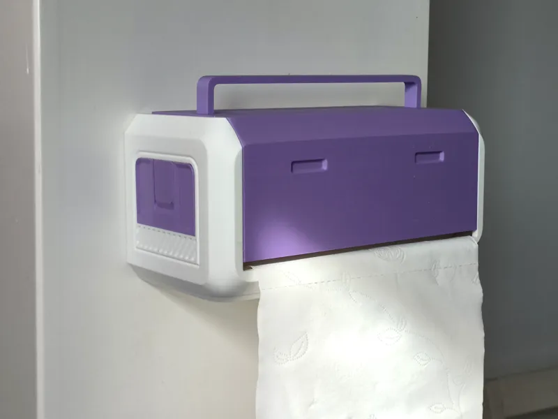 无芯卷纸纸巾盒  coreless roll paper tissue box