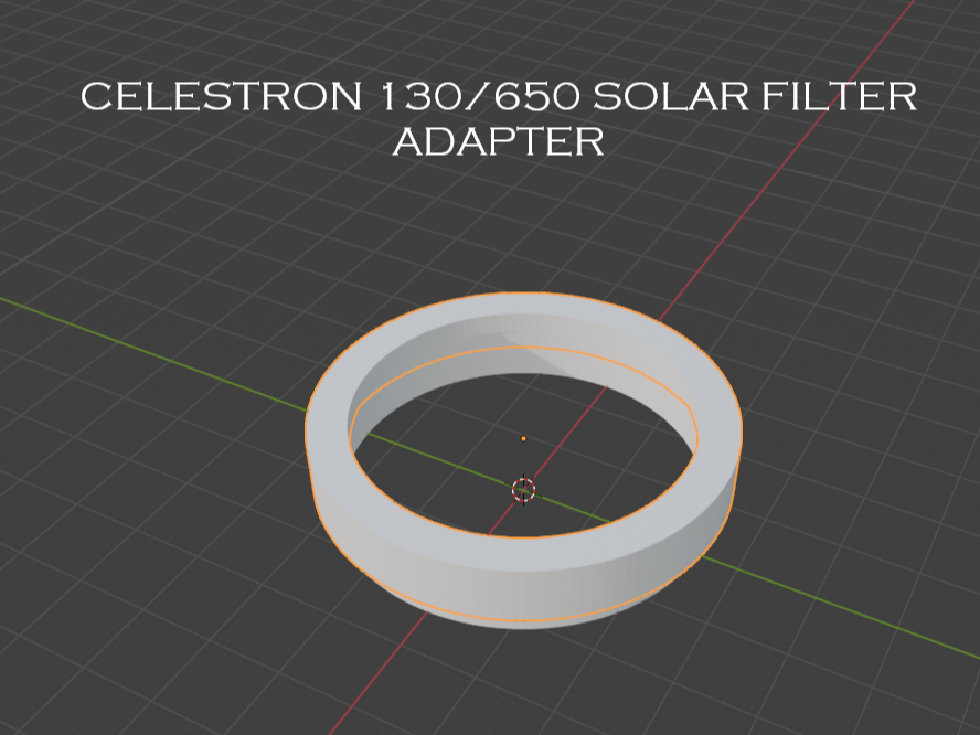 CELESTRON 130/650 SOLAR FILTER ADAPTER