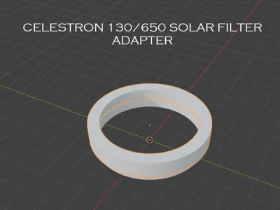 CELESTRON 130/650 SOLAR FILTER ADAPTER