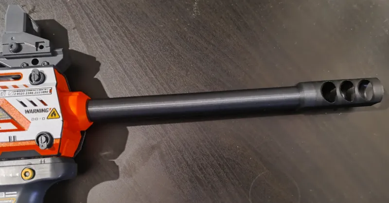 longshot rifled barel with muzzle Break