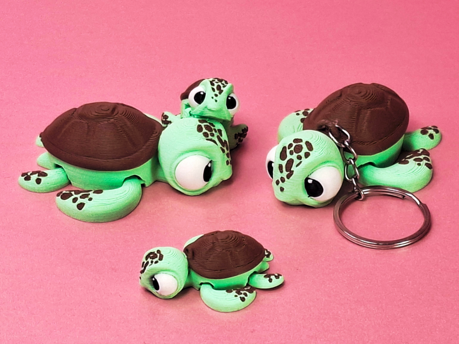 Miniatura 2 do modelo 3D Cute Sea Turtle Articulated 