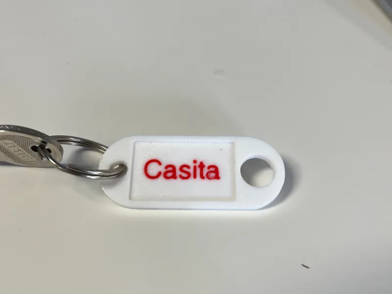 Key label text adjustable