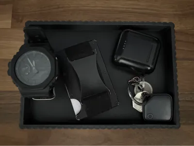 Desk Tray With Watch Holder