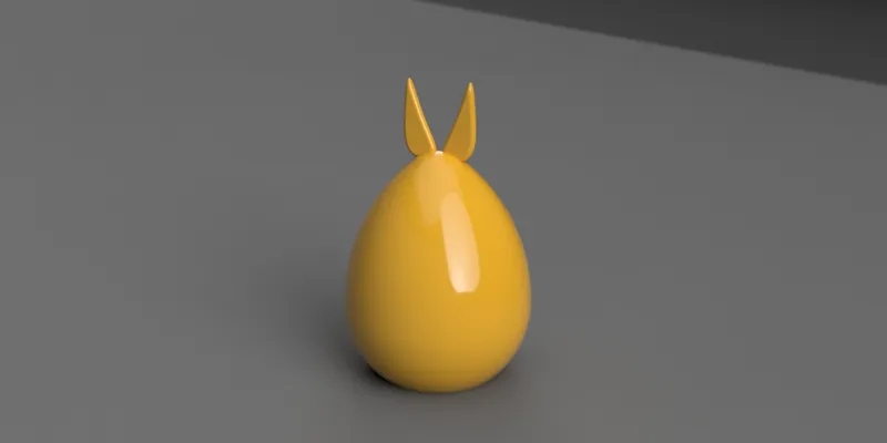 Secret Easter Egg with Ears