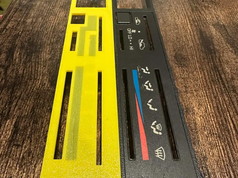 89-95 Toyota Pickup / 4Runner Climate Control Face