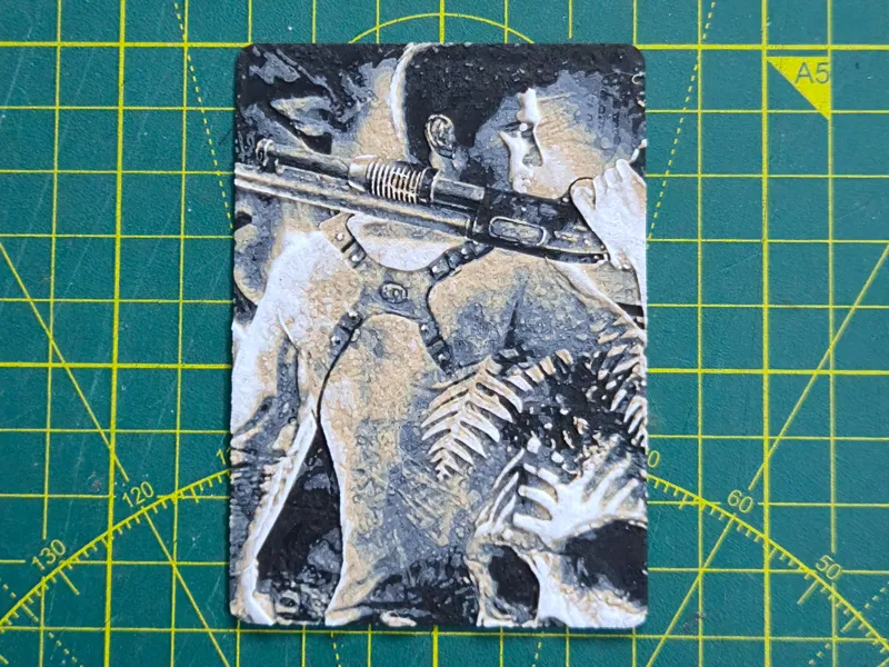 MTG Commander DeckBox Uncharted Inlay HueForge