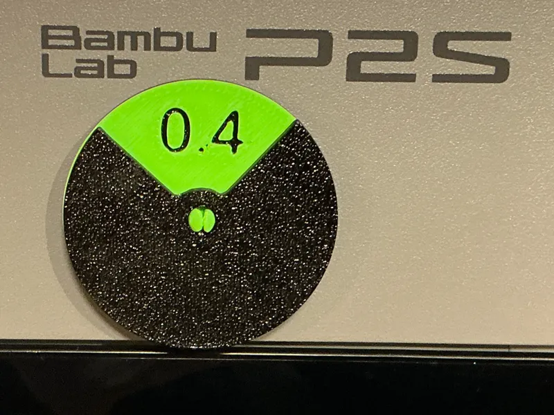 Nozzle Size Diameter Indicator Dial Marker