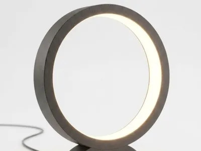 LED Ring Lamp including Frame