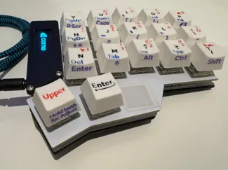 MX Keycaps for TypeS Tri Layout 34 keys keyboard  