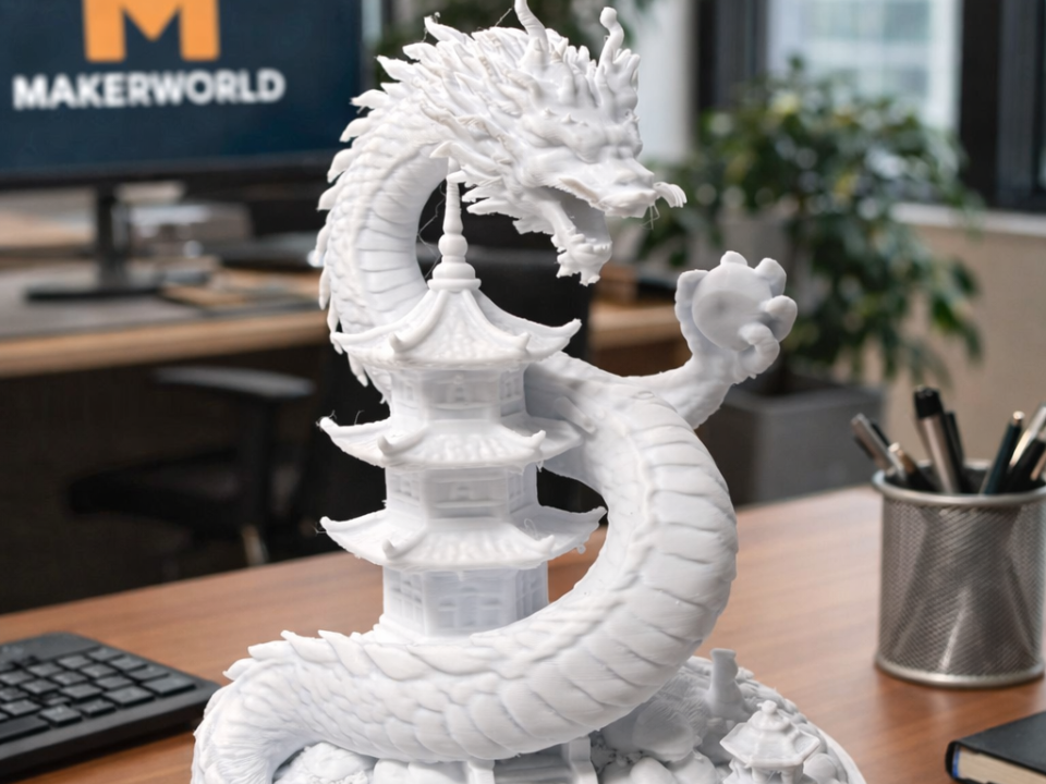 Celestial Dragon Temple – Ultra Detailed 3D Print 