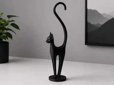 Nordic Cat Sculpture