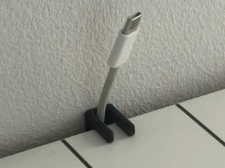 cabel holder fo Ikea LAGKAPTEN 