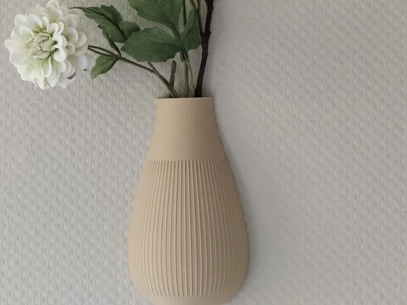 Wandvase für Trockenblumen