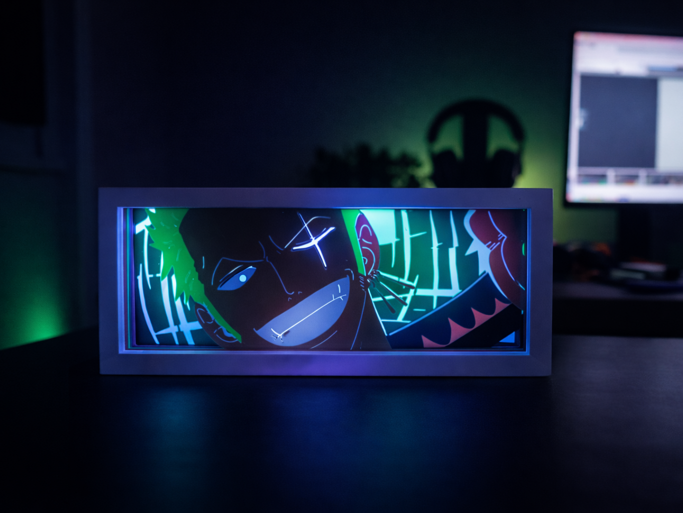 One Piece - Zoro V2 LED Lightbox - NO AMS NEEDED