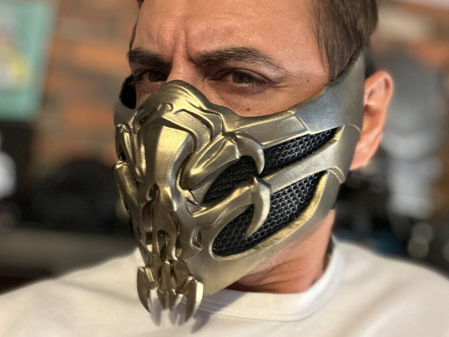 Scorpion mask from MK 11 - Demonic Warrior