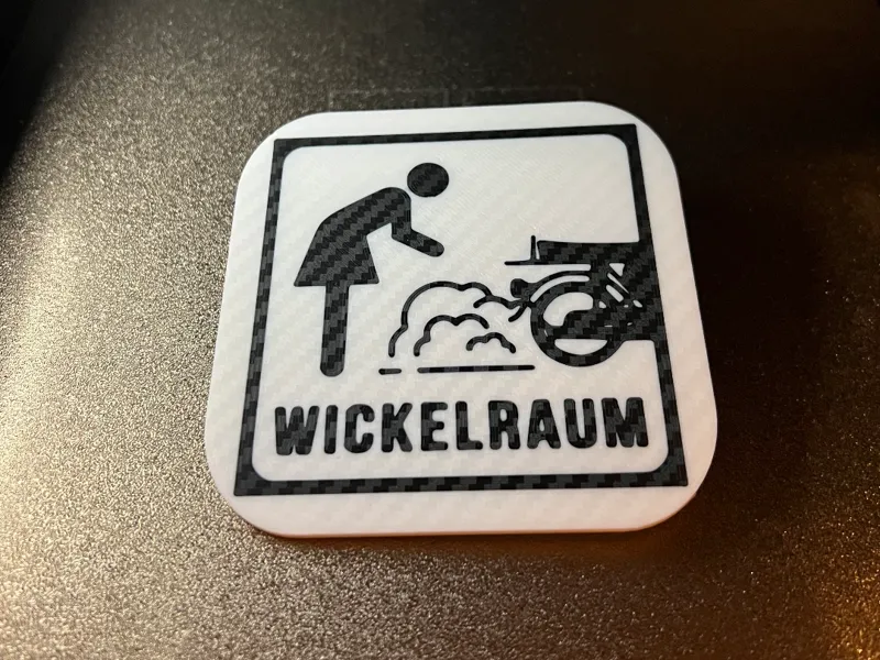 Simson S51 Untersetzer / Bierdeckel - Wickelraum 