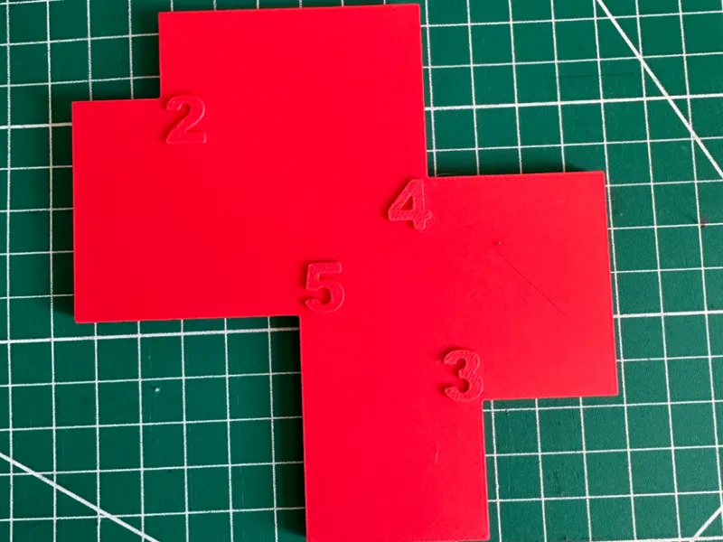 Sewing cutting corner (metric)