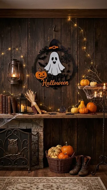 Adorno temático: Happy Halloween Türschild / Wanddeko — vista de referencia 5