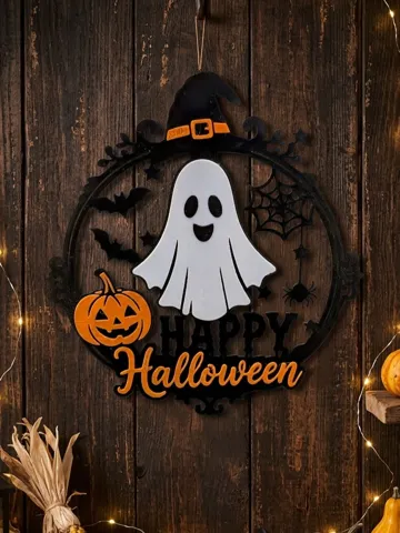 Adorno temático: Happy Halloween Türschild / Wanddeko — vista de referencia 2
