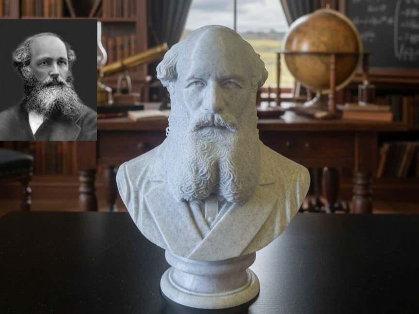 James Clerk Maxwell – Bust
