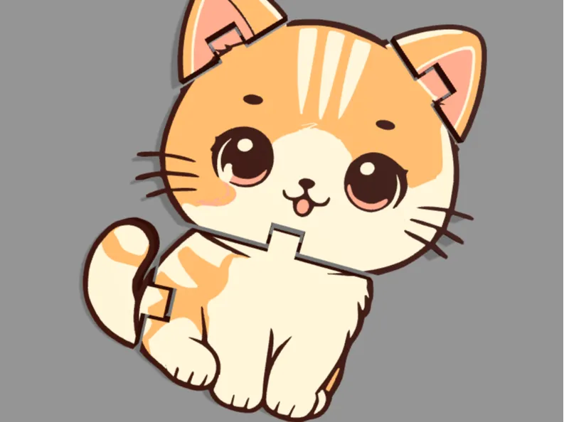 Cute cat flexi