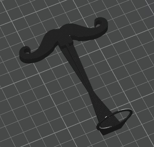 Miniatura 1 do modelo 3D Clarinet Mustache