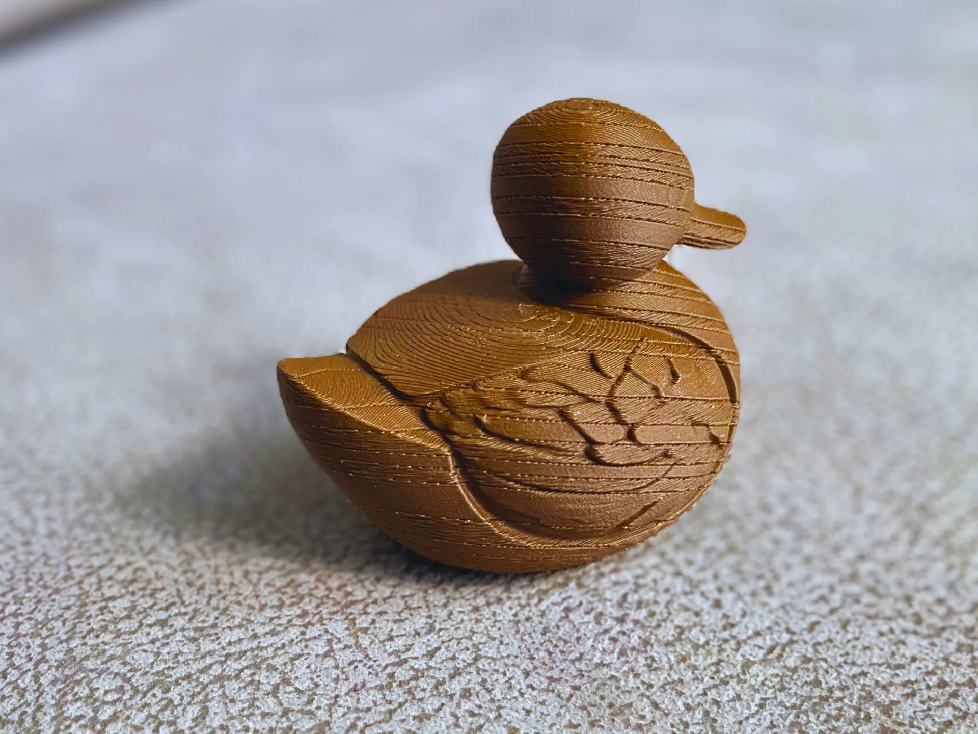 Miniatura 2 do modelo 3D 宁静之羽：木雕小鸭