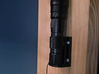 Flashlight Holder Wall Mount