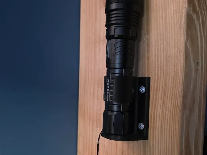 Flashlight Holder Wall Mount