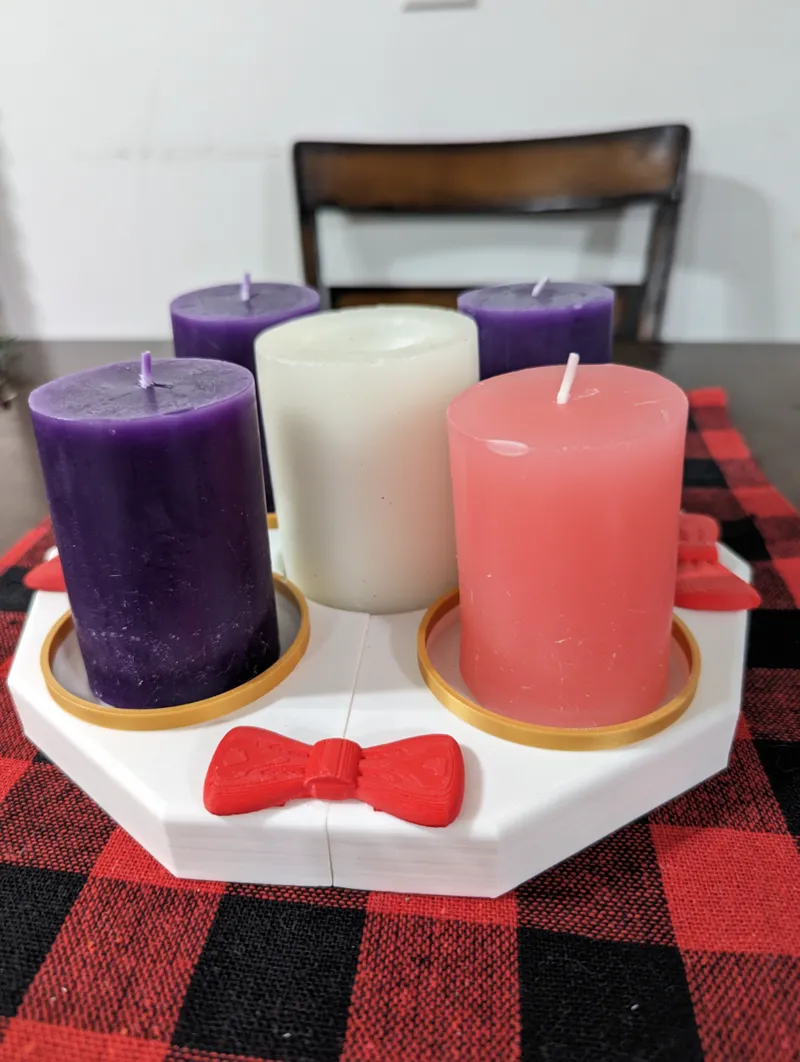 Minimal Modular Advent Wreath
