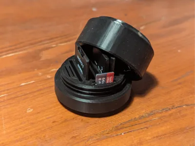 SD Card Box Screw Lid