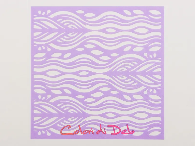 Stencil per polymer clay