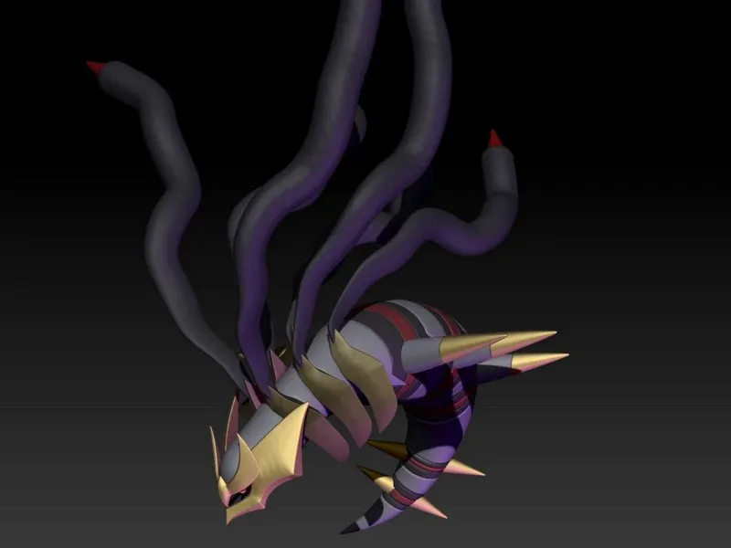 Giratina Origin Forme 3D Model