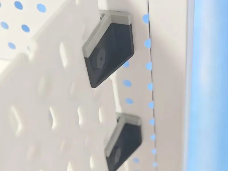 圆孔洞洞板横向转接宜家洞洞板连接器