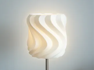 Inverted Spiral Lampshade – Modern Designer Lamp