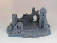 Ruines de vieux château pour décor de jeu — photo 2
