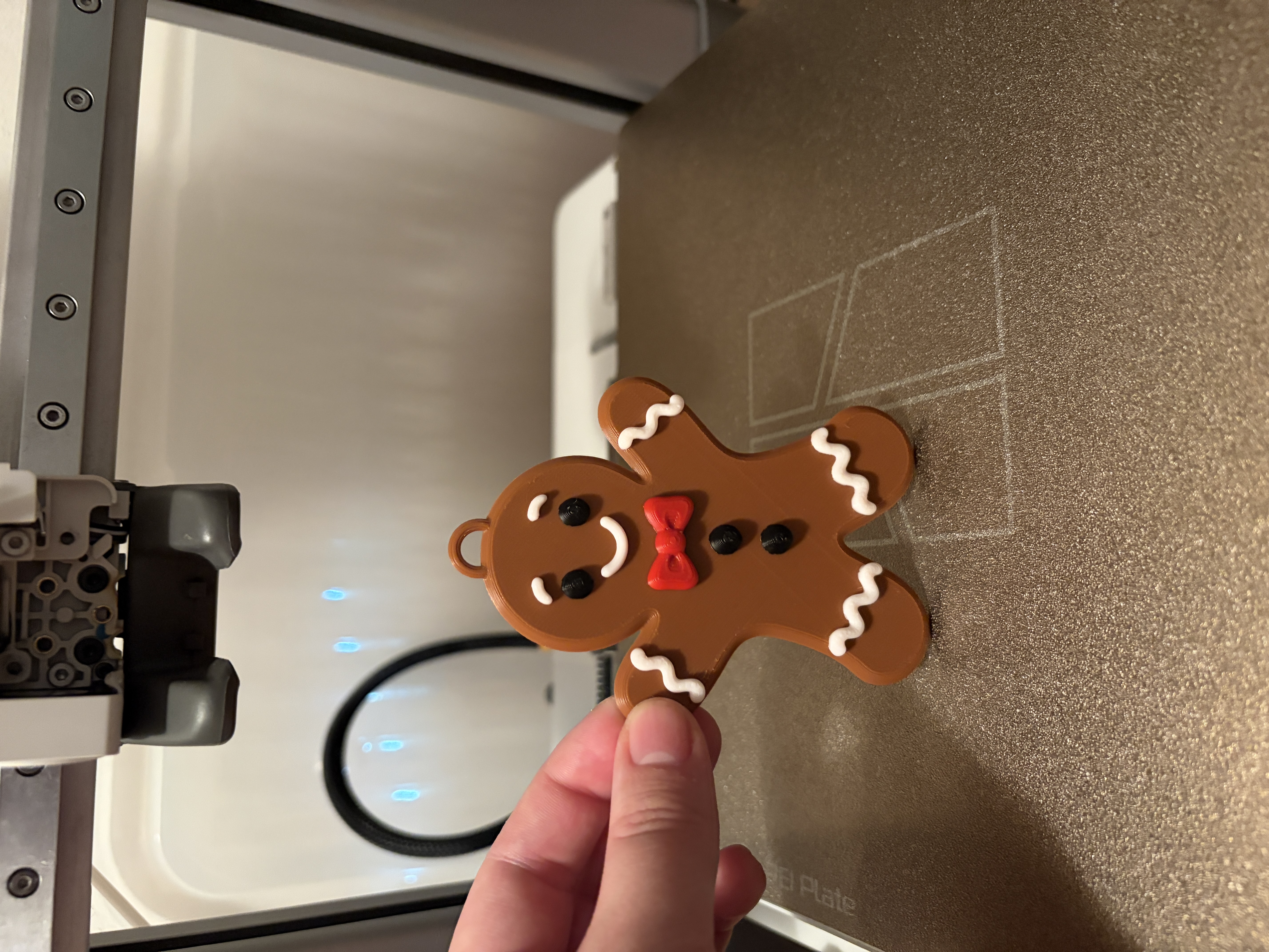 Gingerbread Man Christmas Ornament–Cute Tree Decor - 1