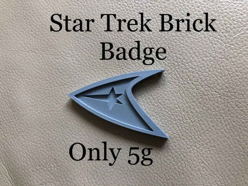 Star Trek Brick Badge