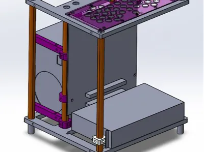 ITX and mATX Motherboard Open-Frame Case