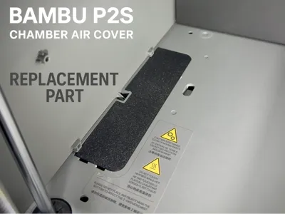 Bambu P2S Left Chamber Air Cover – Replacement